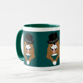 英国ブルドッグ マグカップ (正面左)