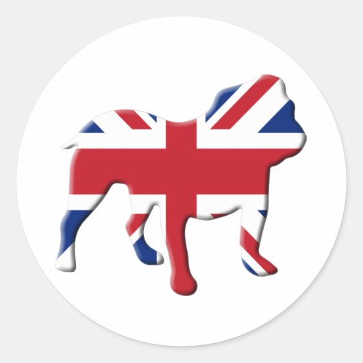英国ブルドッグ ラウンドシール (正面)