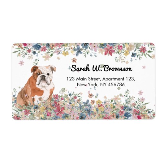 英国ブルドッグ ラベル (正面)