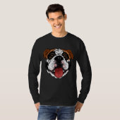 英国ブルドッグ Tシャツ (正面フル)