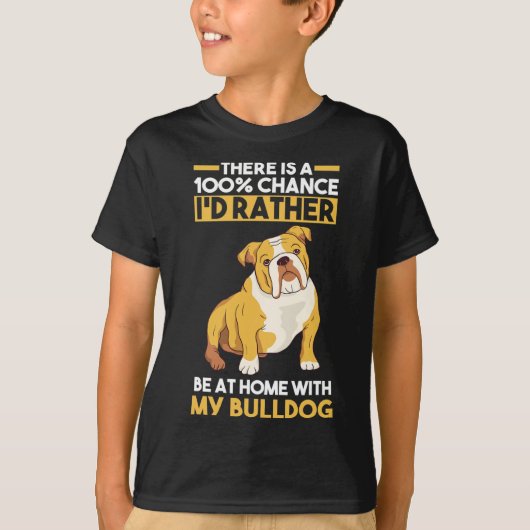 英国ブルドッグ Tシャツ (正面)