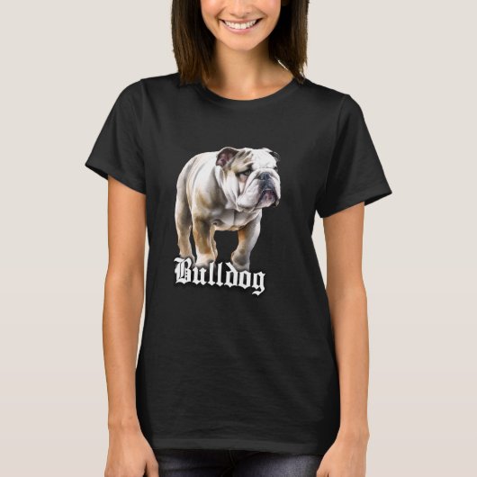 英国ブルドッグ Tシャツ (正面)
