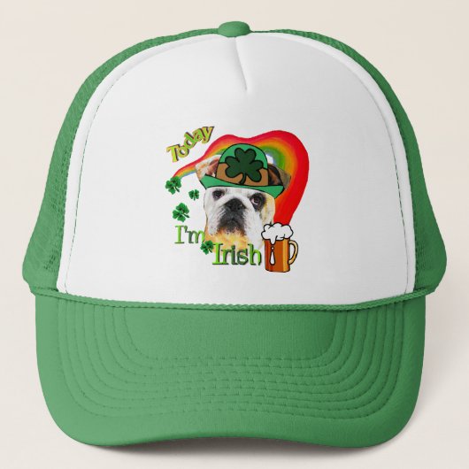 英国ブルドッグSt patricks day キャップ (正面)