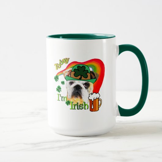 英国ブルドッグSt patricks day マグカップ (右)