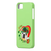 英国ブルドッグSt patricks day Case-Mate iPhoneケース (裏面左)