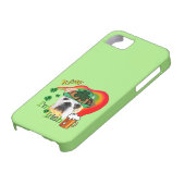 英国ブルドッグSt patricks day Case-Mate iPhoneケース (下部)
