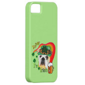 英国ブルドッグSt patricks day Case-Mate iPhoneケース (裏面/右)