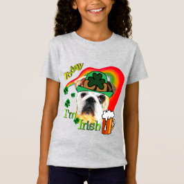 英国ブルドッグSt patricks day Tシャツ