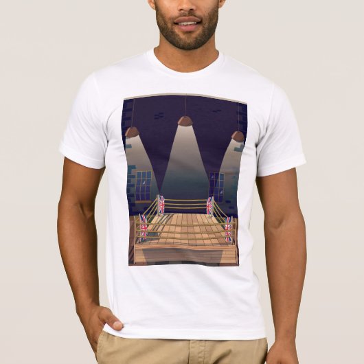 英国ボクシングリングジム Tシャツ (正面)