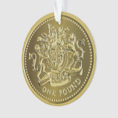 英国ポンドCOINオーナメント オーナメント (正面)