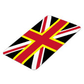 英国マグネット – 4十字フラグ マグネット (左側)
