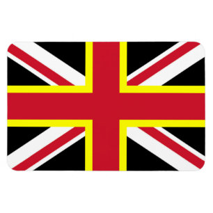 英国マグネット – 4十字フラグ マグネット