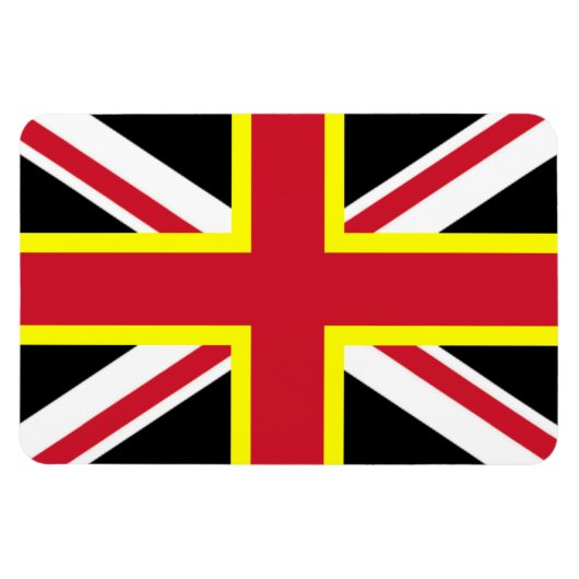 英国マグネット – 4十字フラグ マグネット (横)