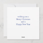 英国メリーのクリスマス王チャールズIII シーズンカード (裏面)