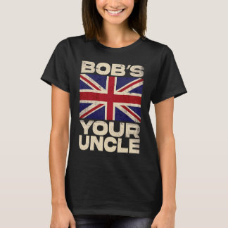 英国ユニオンジャックの旗 ボブのおじさん Tシャツ