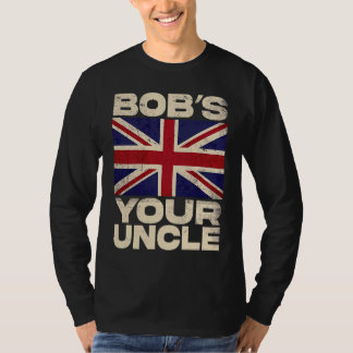 英国ユニオンジャックの旗 ボブのおじさん Tシャツ