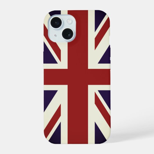 英国ユニオンジャック国旗iPhone 15ケース iPhone 15ケース (裏面)