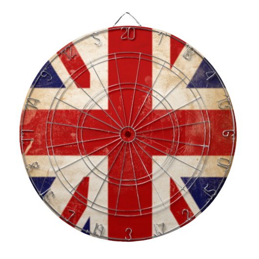英国ユニオンジャック旗 ダーツボード (正面)