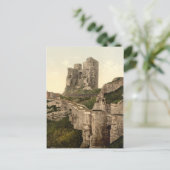 英国ヨークシャー州スカボロー城 ポストカード (スタンド正面)