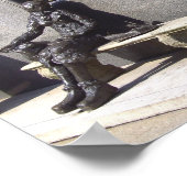 英国リバプールのエレノア・リグビー像。 ポスター (角)