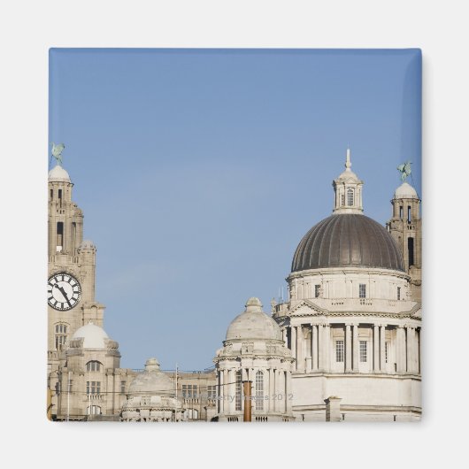 英国リバプール,リバー建物 マグネット (正面)