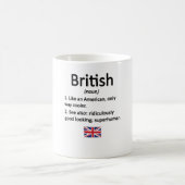 英国ルーツイギリス素晴らし国旗イギリス伝統 コーヒーマグカップ (中央)