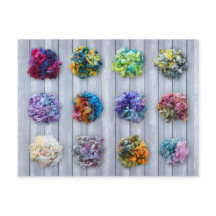 英国レスター龍毛染め繊維はがき