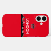 英国レッドロンドン Case-Mate iPhoneケース (裏面 (横))