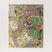 英国ロンドンの戴冠経路図 ジグソーパズル (縦)