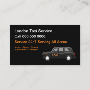 英国ロンドンタクシーサービス 名刺