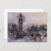 英国ロンドン ポストカード (正面/裏面)