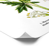 英国ワイルドフラワーズボタニカルアートプリントNo. 4 ポスター (角)