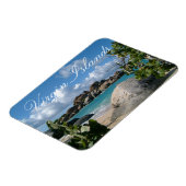 英国ヴァージンアイランドゴルダ風呂ビーチ マグネット (左側)