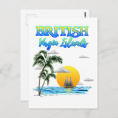 英国ヴァージンアイランドセーリング ポストカード (正面/裏面)