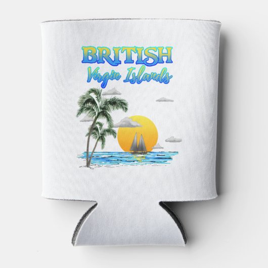 英国ヴァージンアイランドセーリング 缶クーラー (正面)