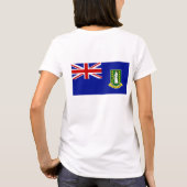 英国ヴァージン国旗 Tシャツ (裏面)
