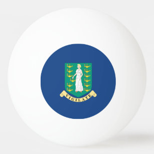 英国ヴァージン島旗 卓球ボール