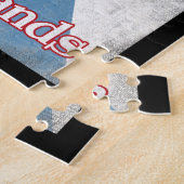 英国ヴァージン諸島ヴィンテージスキューバダイビングマスク ジグソーパズル (側面)