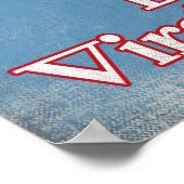 英国ヴァージン諸島ヴィンテージスキューバダイビングマスク ポスター (角)