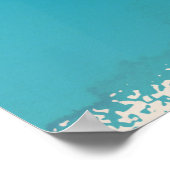 英国ヴァージン諸島ヴィンテージバケーションポスター ポスター (角)