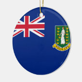 英国ヴァージン諸島国旗セラミックオーナメント セラミックオーナメント (左)