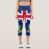 英国ヴァージン諸島国旗 カプリレギンス (正面)