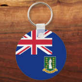 英国ヴァージン諸島国旗 キーホルダー (正面)