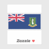 英国ヴァージン諸島国旗 シール (シート)