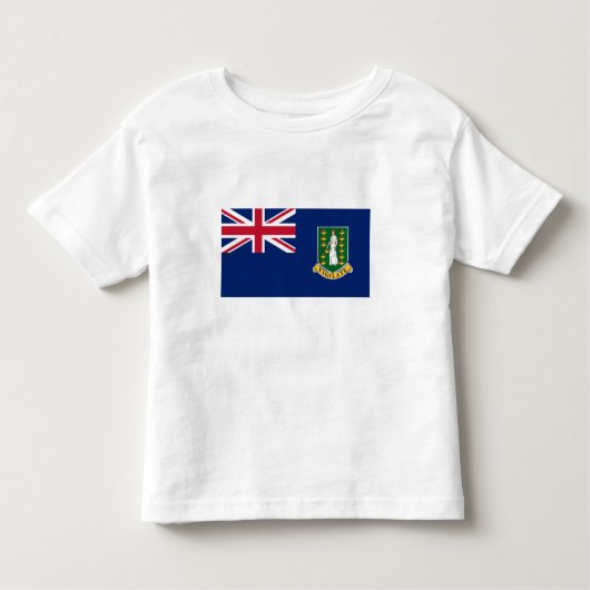 英国ヴァージン諸島国旗 トドラーTシャツ (正面)