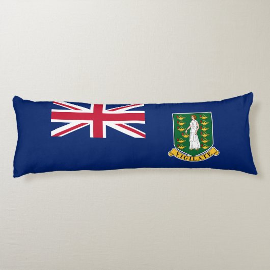 英国ヴァージン諸島国旗 ボディピロー (裏面)