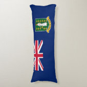 英国ヴァージン諸島国旗 ボディピロー (正面縦)