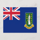 英国ヴァージン諸島国旗 – ポストカード (正面)