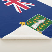 英国ヴァージン諸島国旗(BVI) シェルパブランケット (3/4)