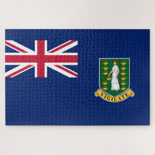 英国ヴァージン諸島国旗(BVI) ジグソーパズル